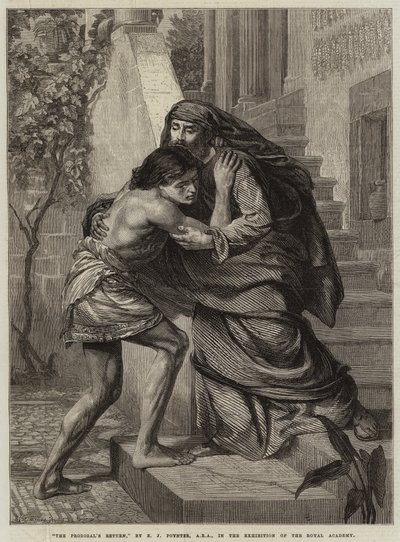 De terugkeer van de verloren zoon door Edward John Poynter